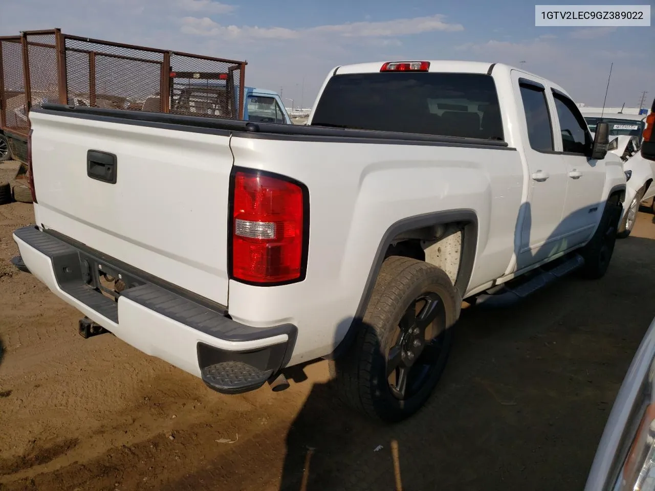 2016 GMC Sierra K1500 VIN: 1GTV2LEC9GZ389022 Lot: 75357354