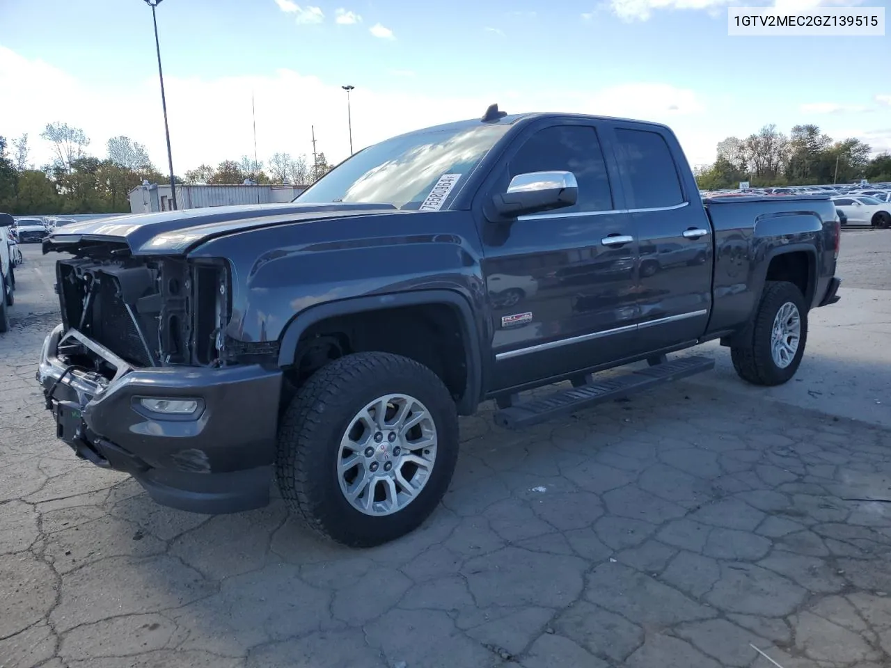 1GTV2MEC2GZ139515 2016 GMC Sierra K1500 Sle