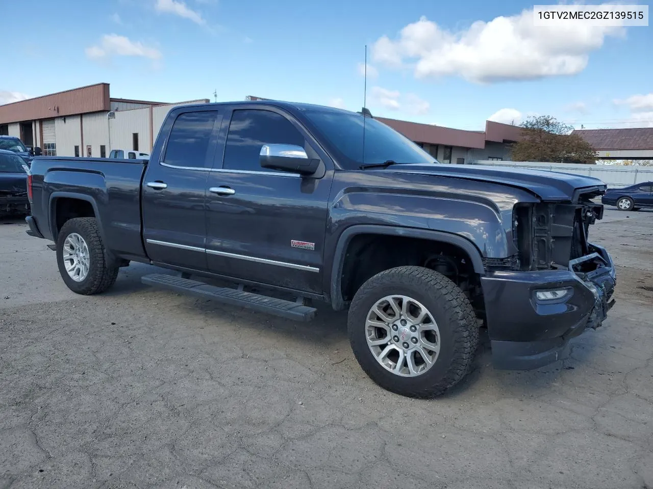 2016 GMC Sierra K1500 Sle VIN: 1GTV2MEC2GZ139515 Lot: 75580964