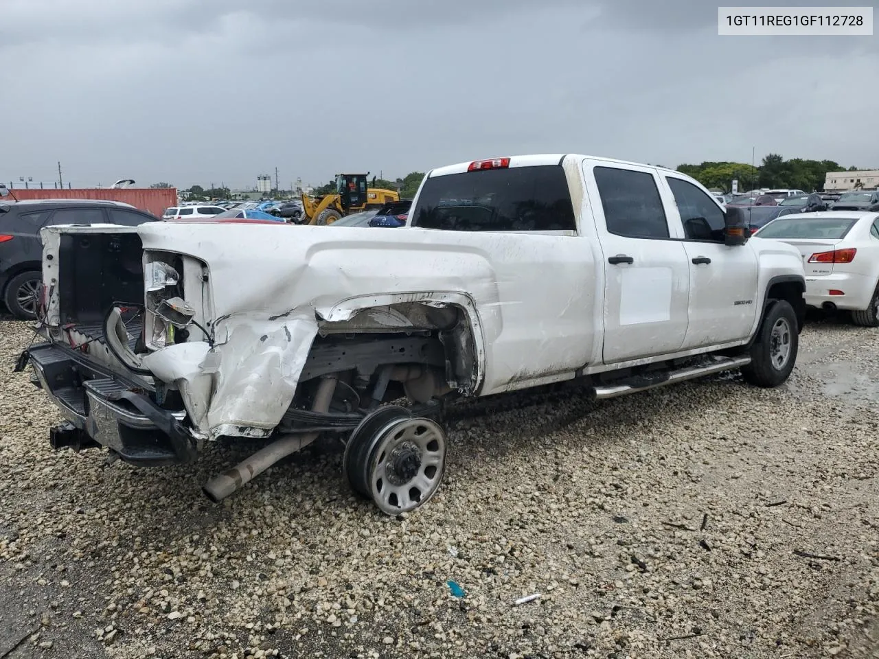 2016 GMC Sierra C2500 Heavy Duty VIN: 1GT11REG1GF112728 Lot: 75734024