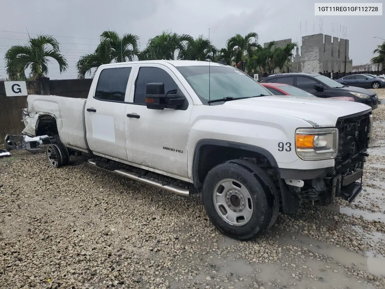 2016 GMC Sierra C2500 Heavy Duty VIN: 1GT11REG1GF112728 Lot: 75734024