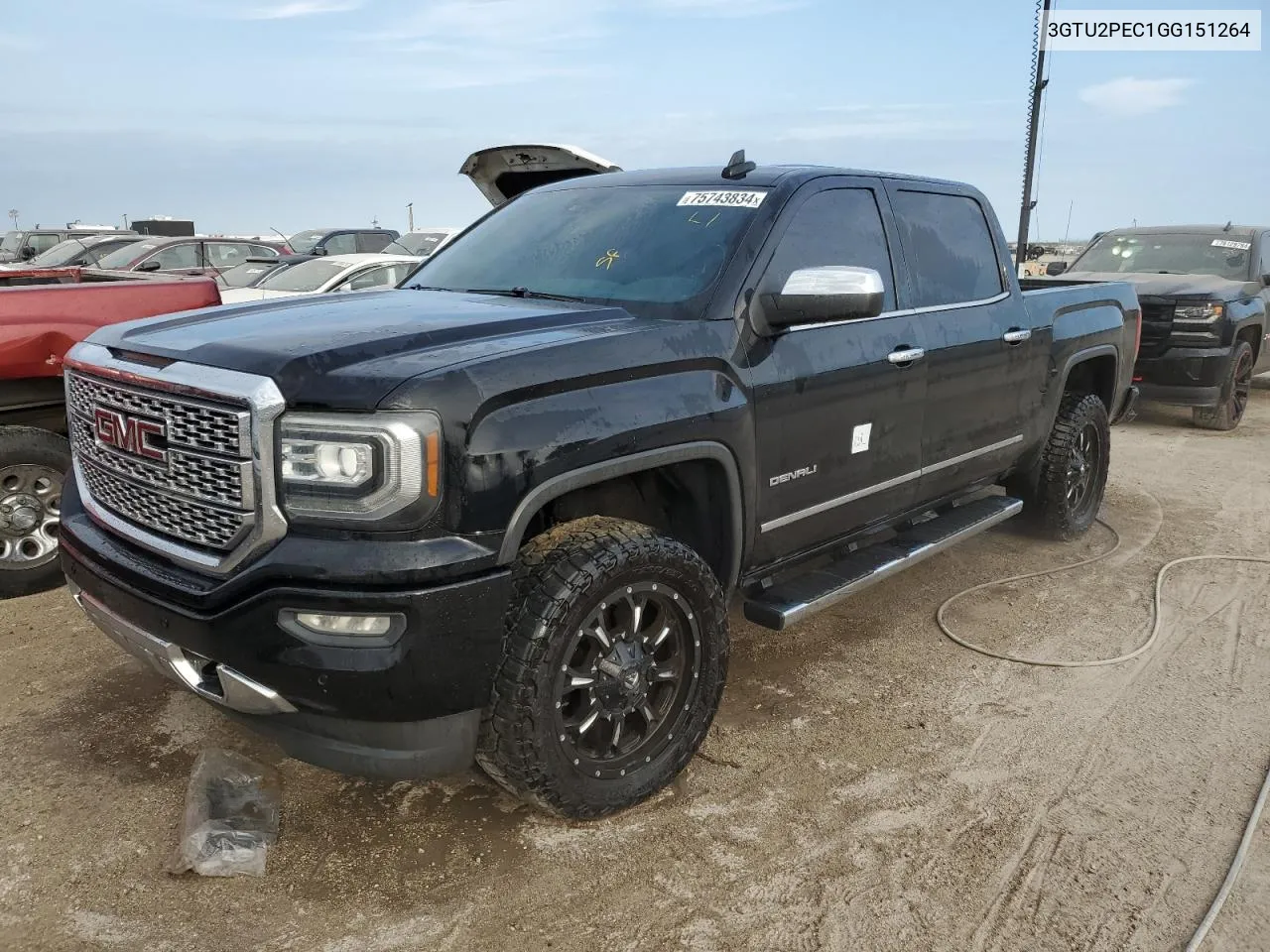 3GTU2PEC1GG151264 2016 GMC Sierra K1500 Denali