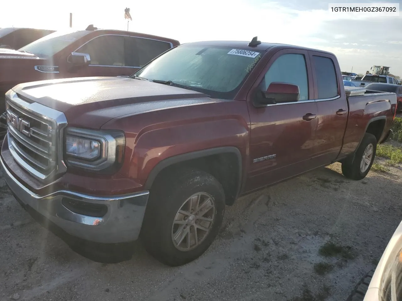 1GTR1MEH0GZ367092 2016 GMC Sierra C1500 Sle