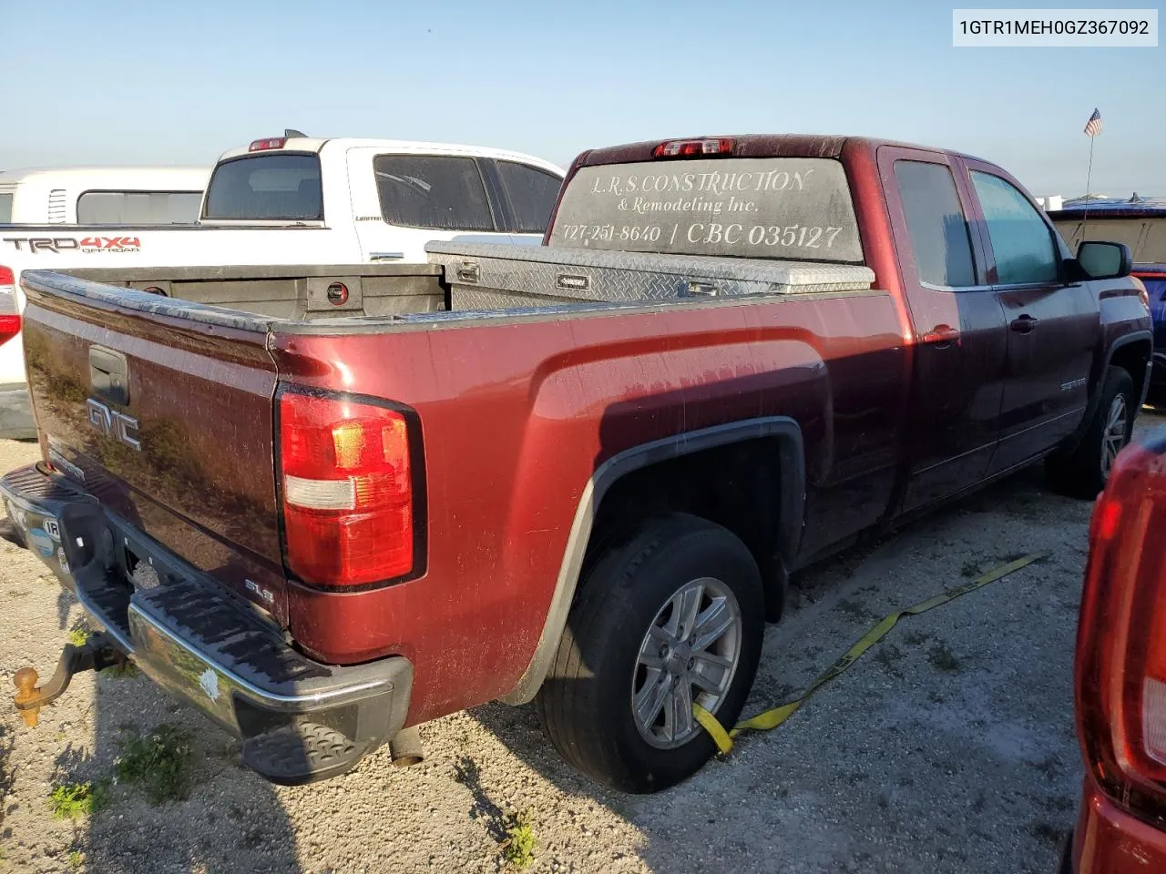 2016 GMC Sierra C1500 Sle VIN: 1GTR1MEH0GZ367092 Lot: 75806254