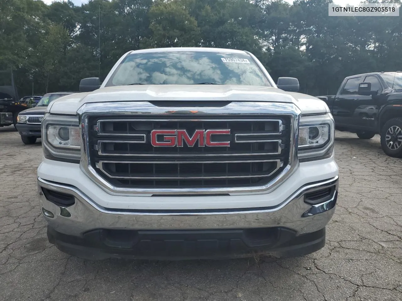 2016 GMC Sierra C1500 VIN: 1GTN1LEC8GZ905518 Lot: 75907434