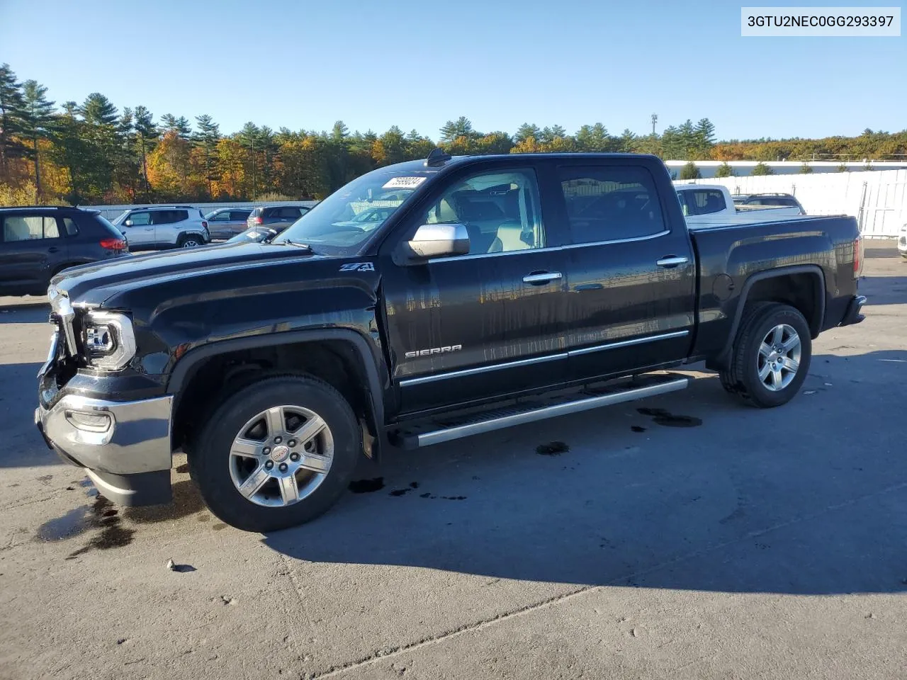 2016 GMC Sierra K1500 Slt VIN: 3GTU2NEC0GG293397 Lot: 75999034