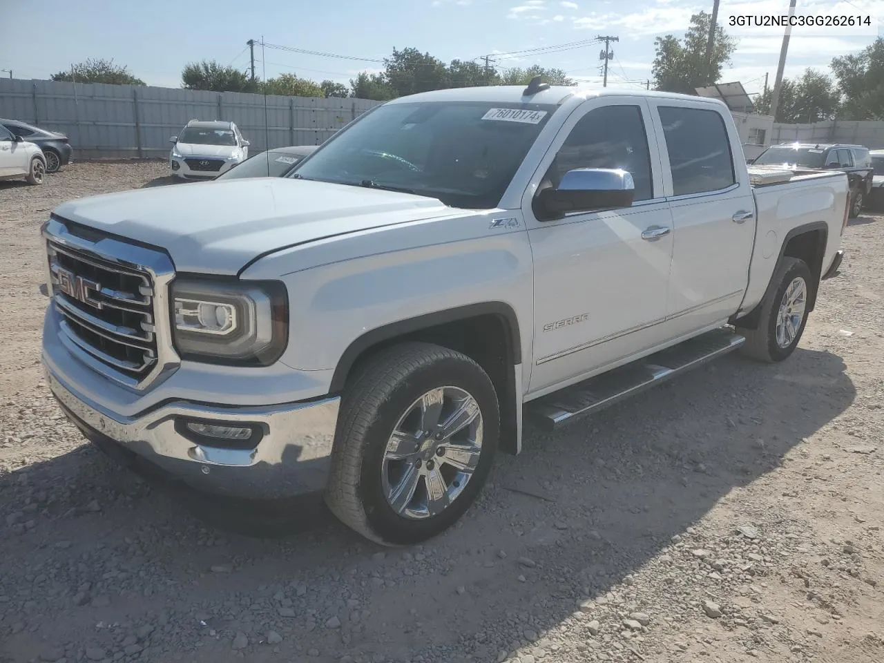 2016 GMC Sierra K1500 Slt VIN: 3GTU2NEC3GG262614 Lot: 76010174