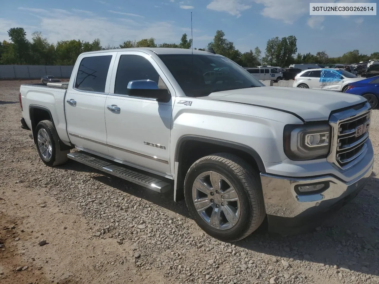 2016 GMC Sierra K1500 Slt VIN: 3GTU2NEC3GG262614 Lot: 76010174