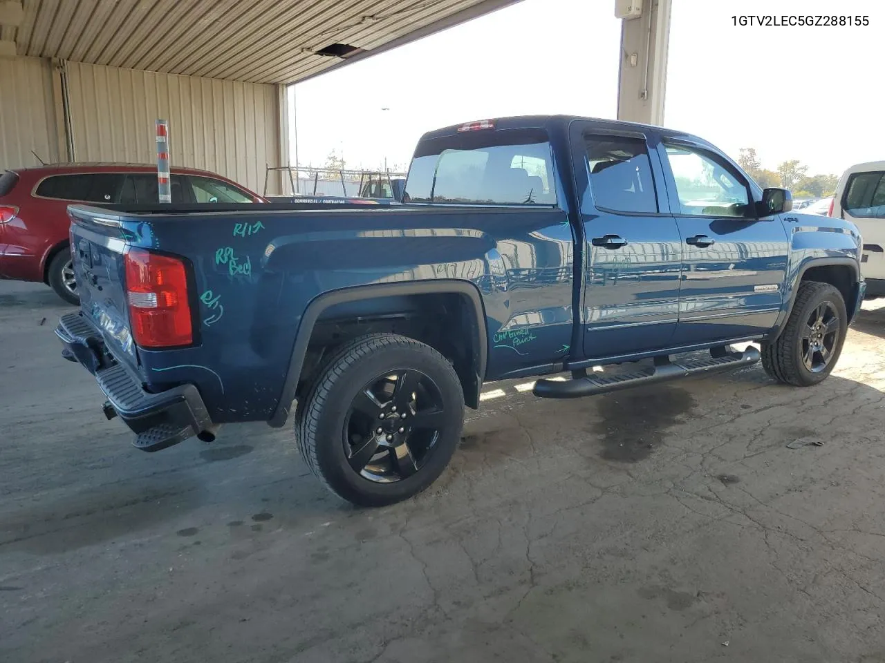 2016 GMC Sierra K1500 VIN: 1GTV2LEC5GZ288155 Lot: 76299644