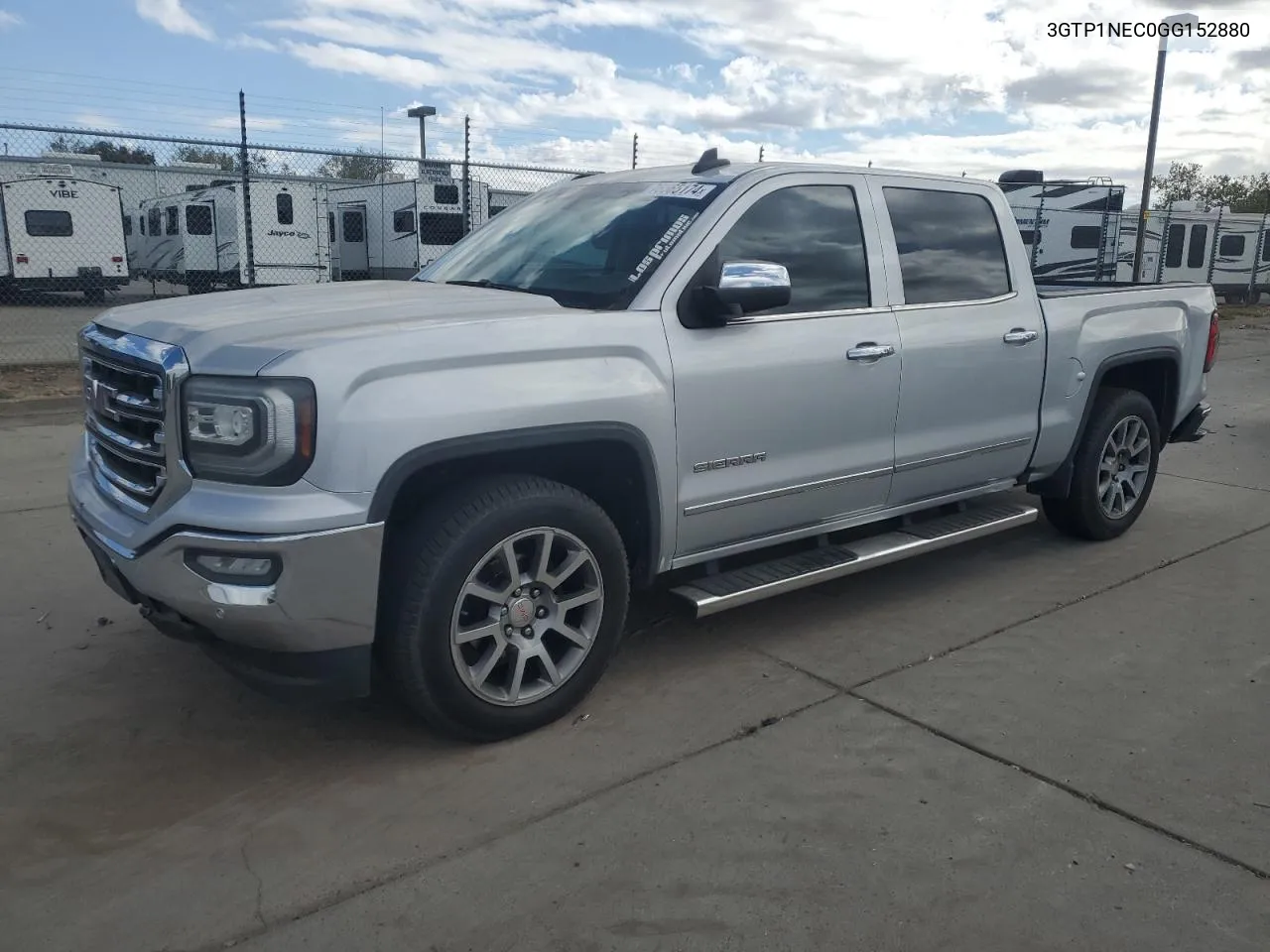 2016 GMC Sierra C1500 Slt VIN: 3GTP1NEC0GG152880 Lot: 76565174