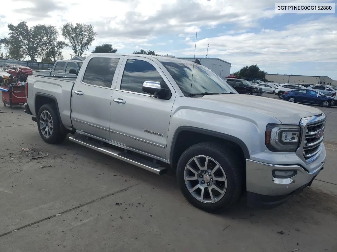 2016 GMC Sierra C1500 Slt VIN: 3GTP1NEC0GG152880 Lot: 76565174