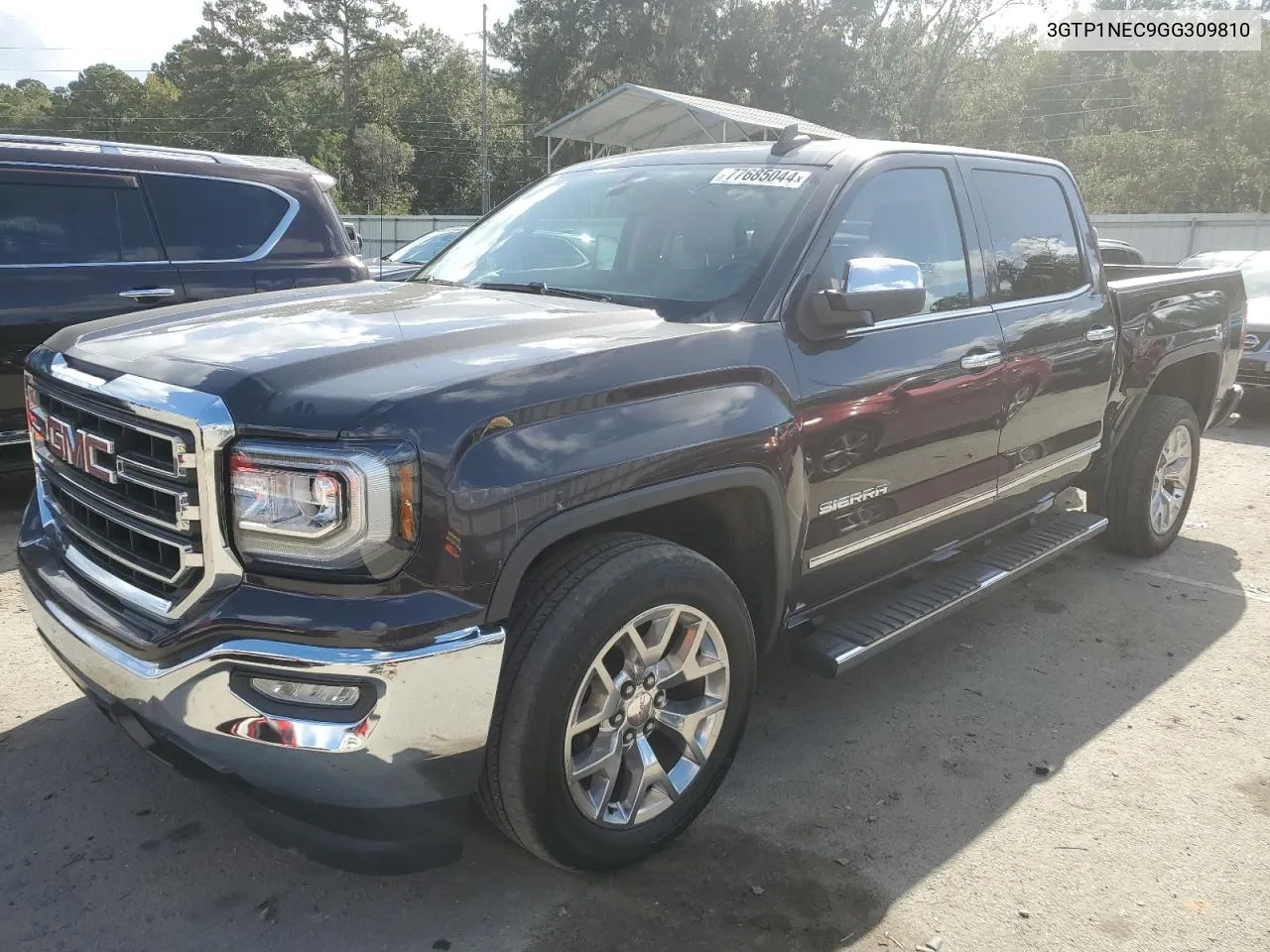 2016 GMC Sierra C1500 Slt VIN: 3GTP1NEC9GG309810 Lot: 77685044