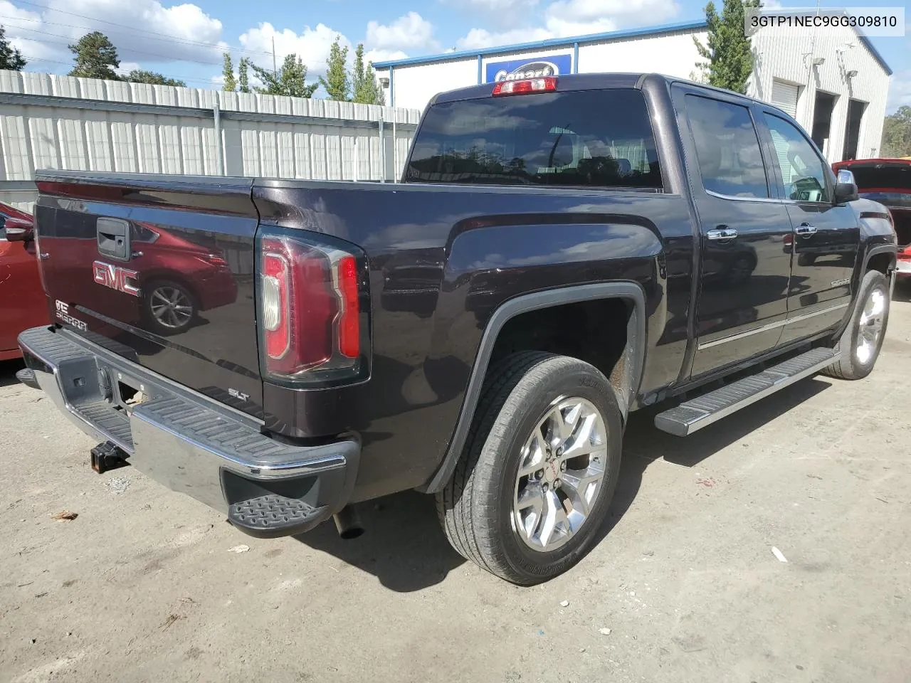 2016 GMC Sierra C1500 Slt VIN: 3GTP1NEC9GG309810 Lot: 77685044