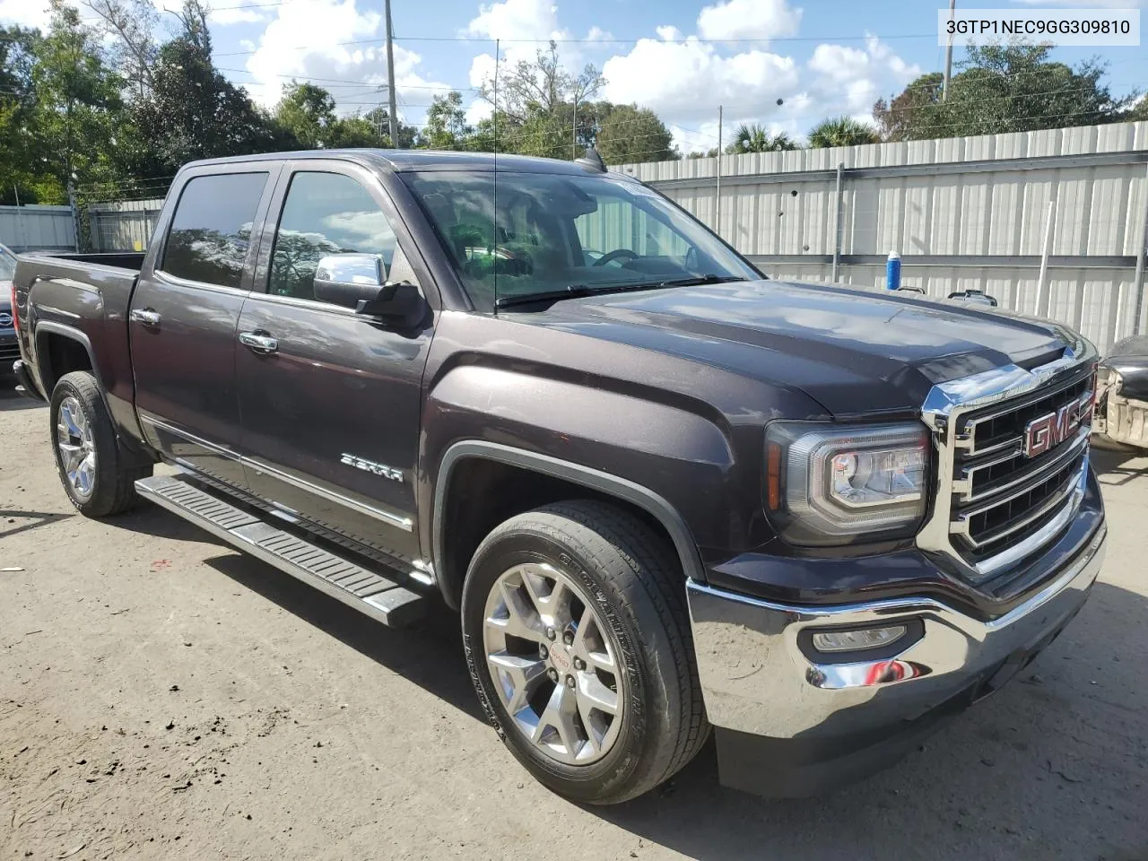 2016 GMC Sierra C1500 Slt VIN: 3GTP1NEC9GG309810 Lot: 77685044