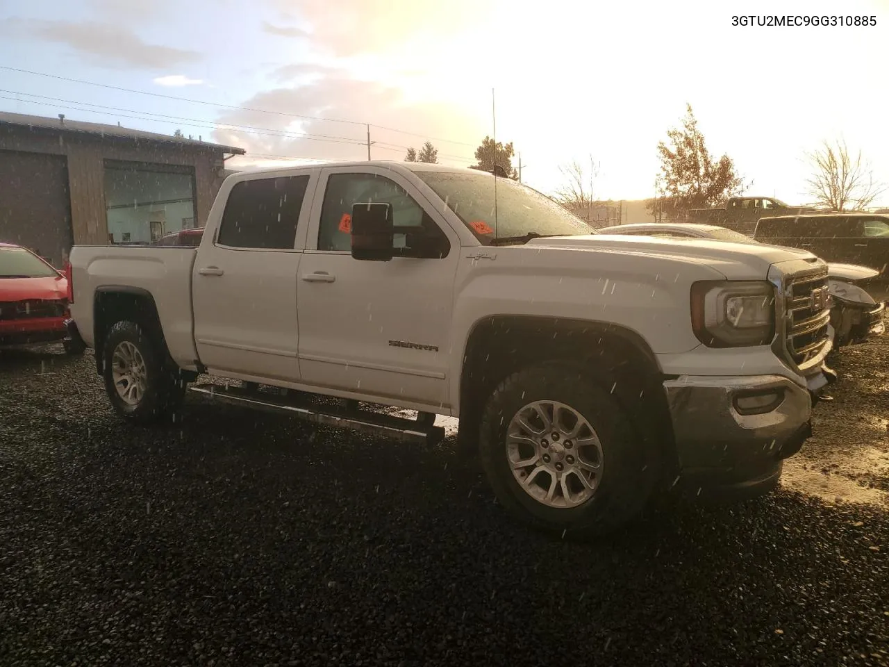 2016 GMC Sierra K1500 Sle VIN: 3GTU2MEC9GG310885 Lot: 77884014