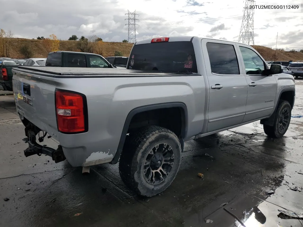 2016 GMC Sierra K1500 Sle VIN: 3GTU2MEC6GG112409 Lot: 78522834