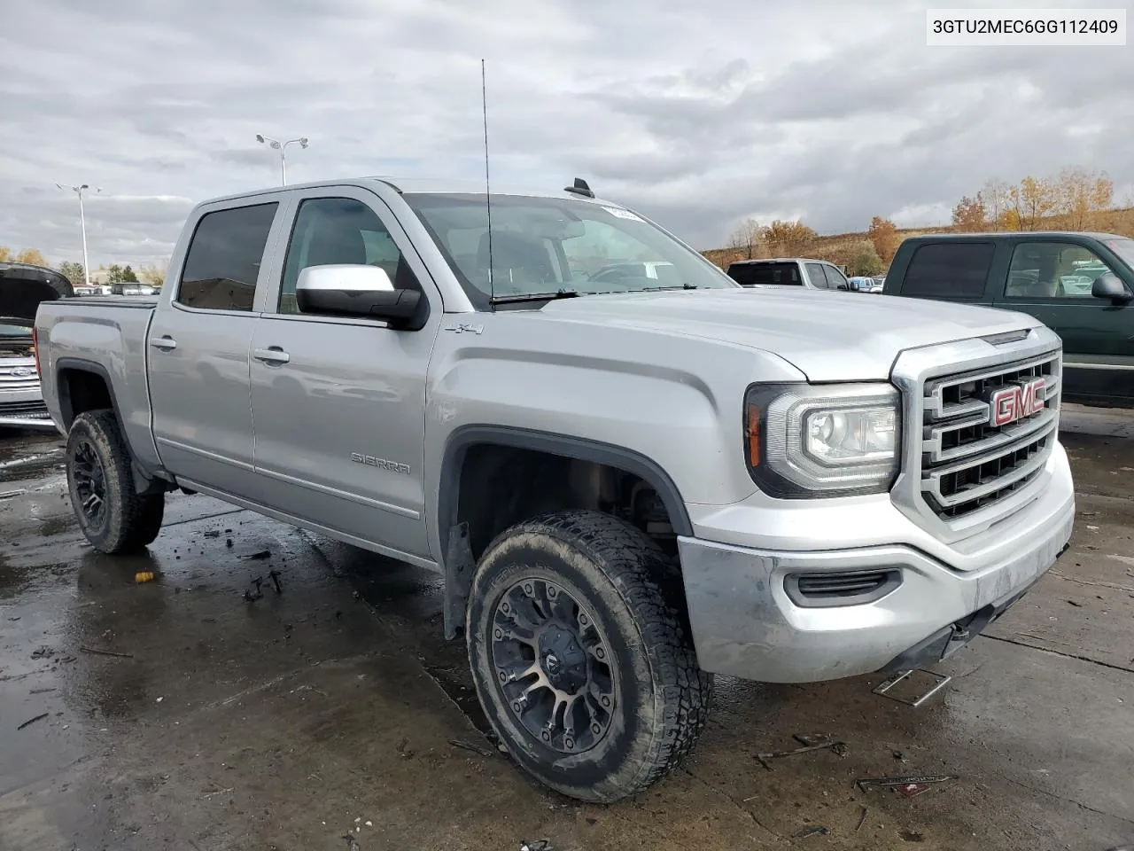 2016 GMC Sierra K1500 Sle VIN: 3GTU2MEC6GG112409 Lot: 78522834