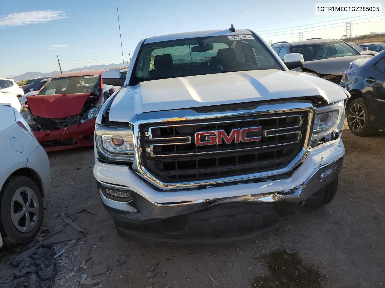 2016 GMC Sierra C1500 Sle VIN: 1GTR1MEC1GZ285005 Lot: 80723894