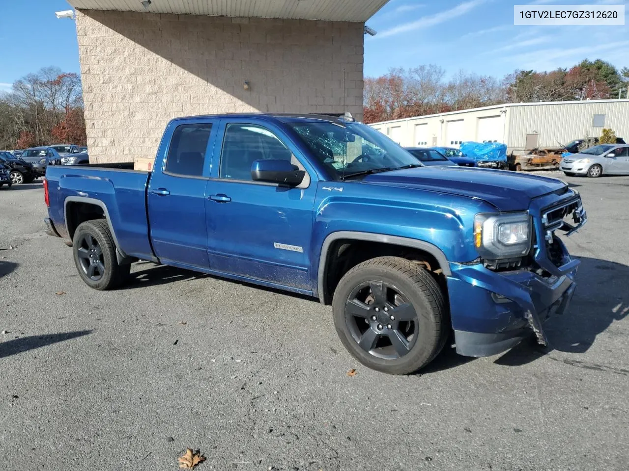 2016 GMC Sierra K1500 VIN: 1GTV2LEC7GZ312620 Lot: 81054434