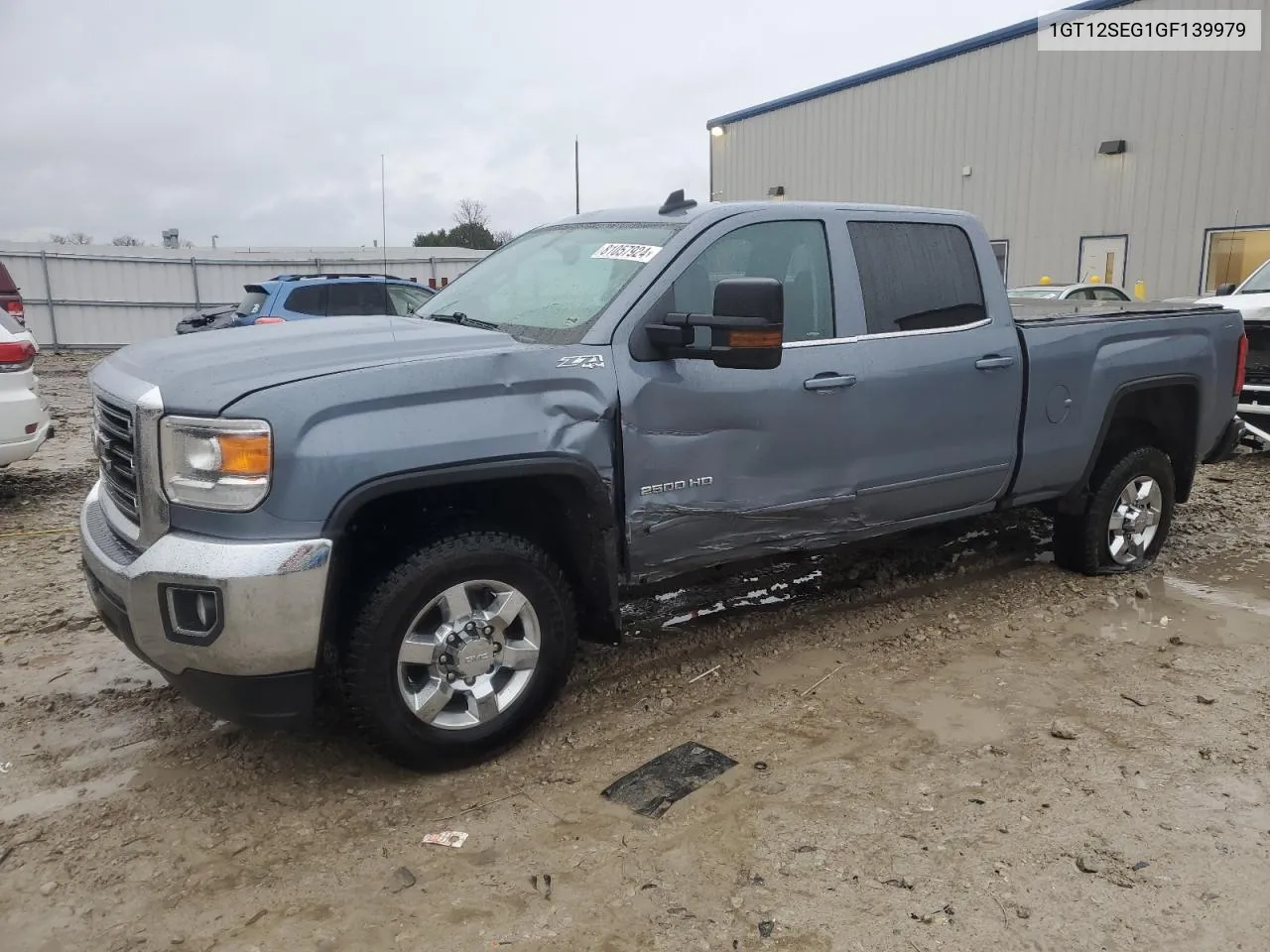 2016 GMC Sierra K2500 Sle VIN: 1GT12SEG1GF139979 Lot: 81057924