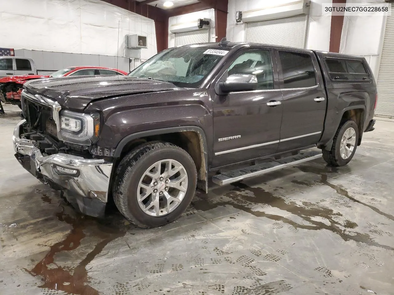 2016 GMC Sierra K1500 Slt VIN: 3GTU2NEC7GG228658 Lot: 81334044