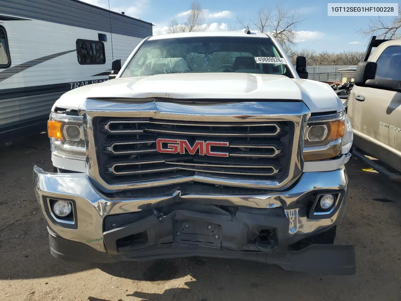 2017 GMC Sierra K2500 Sle VIN: 1GT12SEG1HF100228 Lot: 49889924