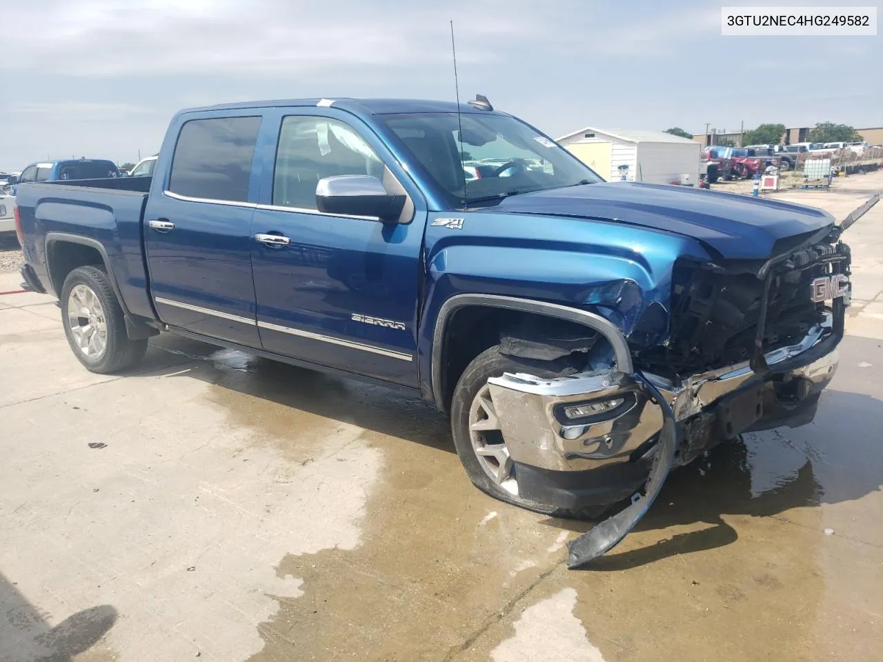 2017 GMC Sierra K1500 Slt VIN: 3GTU2NEC4HG249582 Lot: 53341964