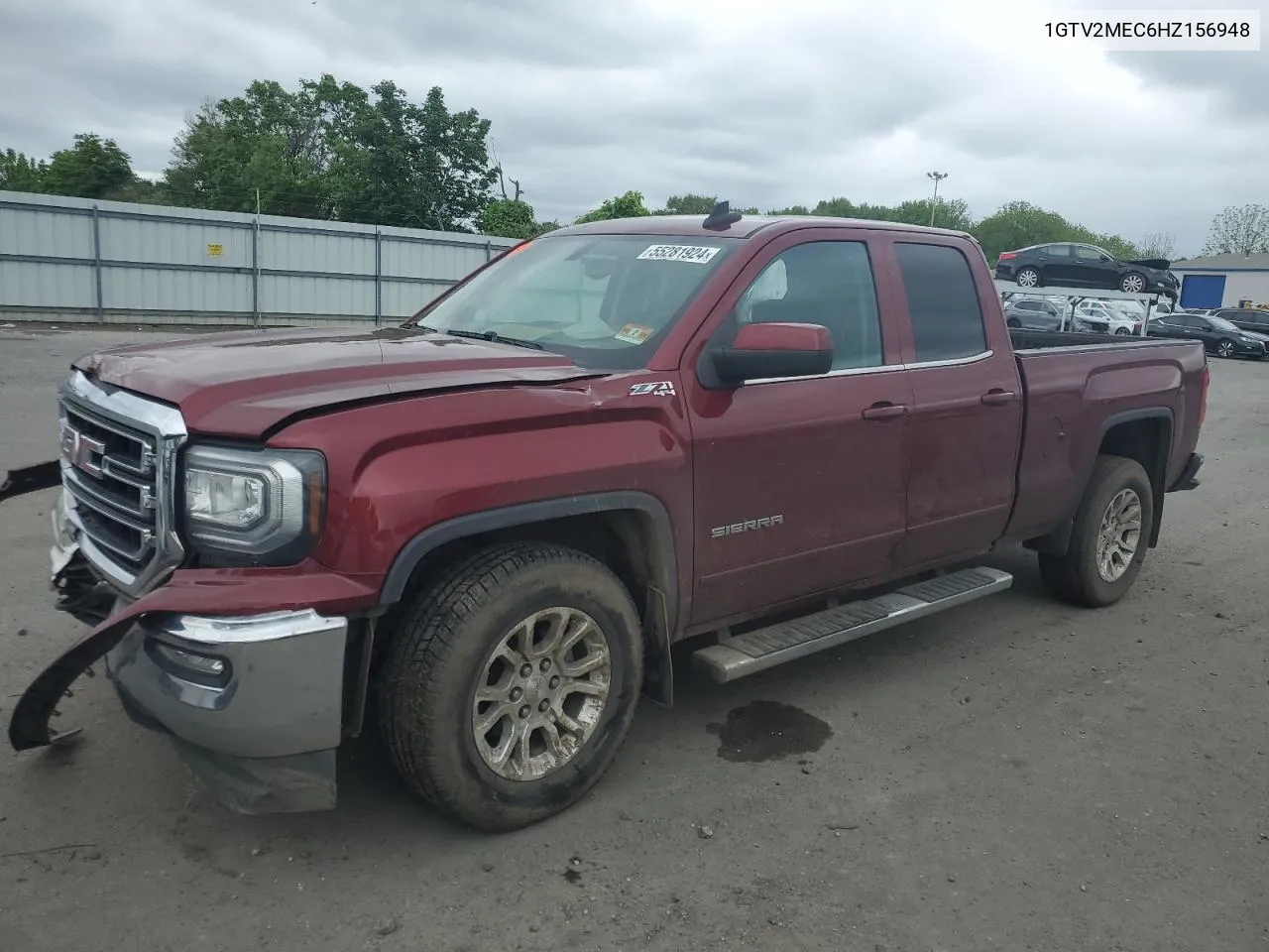 2017 GMC Sierra K1500 Sle VIN: 1GTV2MEC6HZ156948 Lot: 55281924