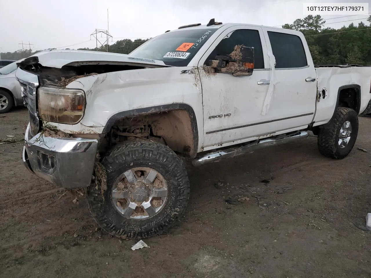 2017 GMC Sierra K2500 Slt VIN: 1GT12TEY7HF179371 Lot: 57230634