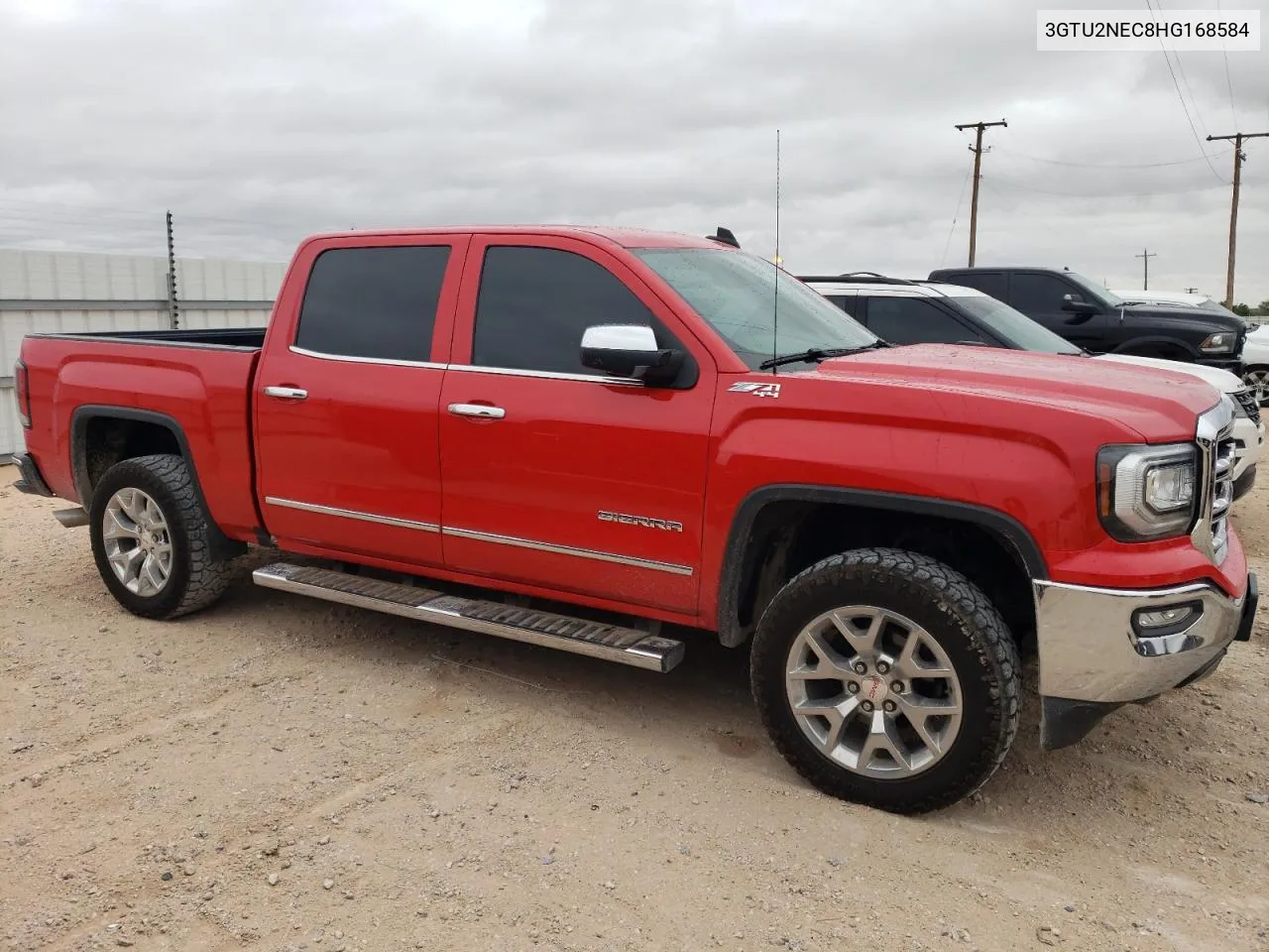 2017 GMC Sierra K1500 Slt VIN: 3GTU2NEC8HG168584 Lot: 59502474