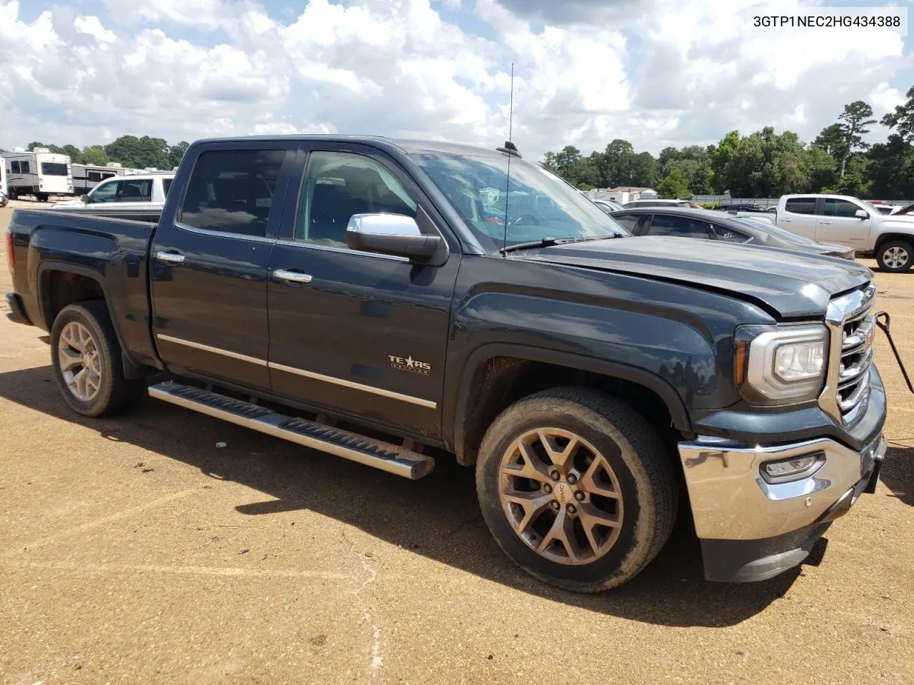 2017 GMC Sierra C1500 Slt VIN: 3GTP1NEC2HG434388 Lot: 59847954