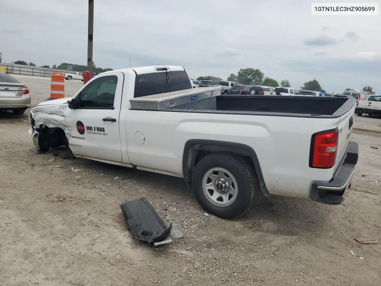 2017 GMC Sierra C1500 VIN: 1GTN1LEC3HZ905699 Lot: 60874054