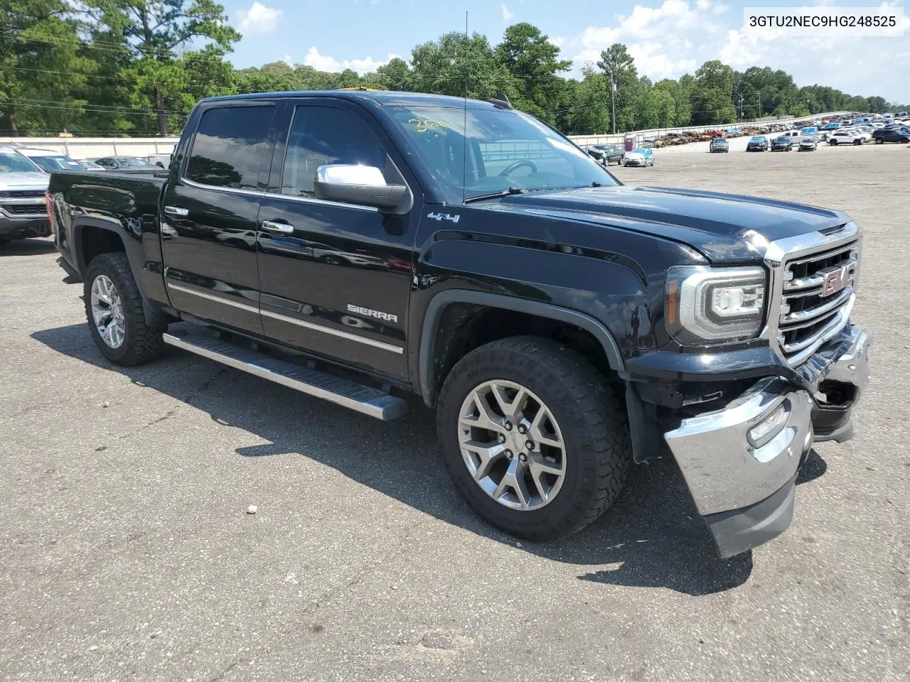 2017 GMC Sierra K1500 Slt VIN: 3GTU2NEC9HG248525 Lot: 61195234