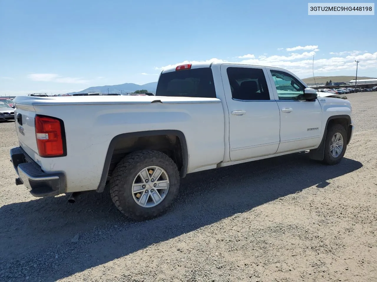 2017 GMC Sierra K1500 Sle VIN: 3GTU2MEC9HG448198 Lot: 61886824