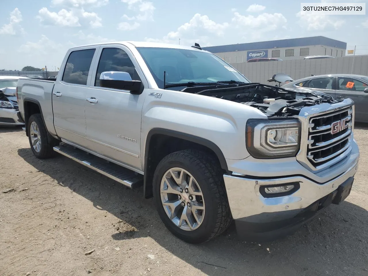 2017 GMC Sierra K1500 Slt VIN: 3GTU2NEC7HG497129 Lot: 61916834