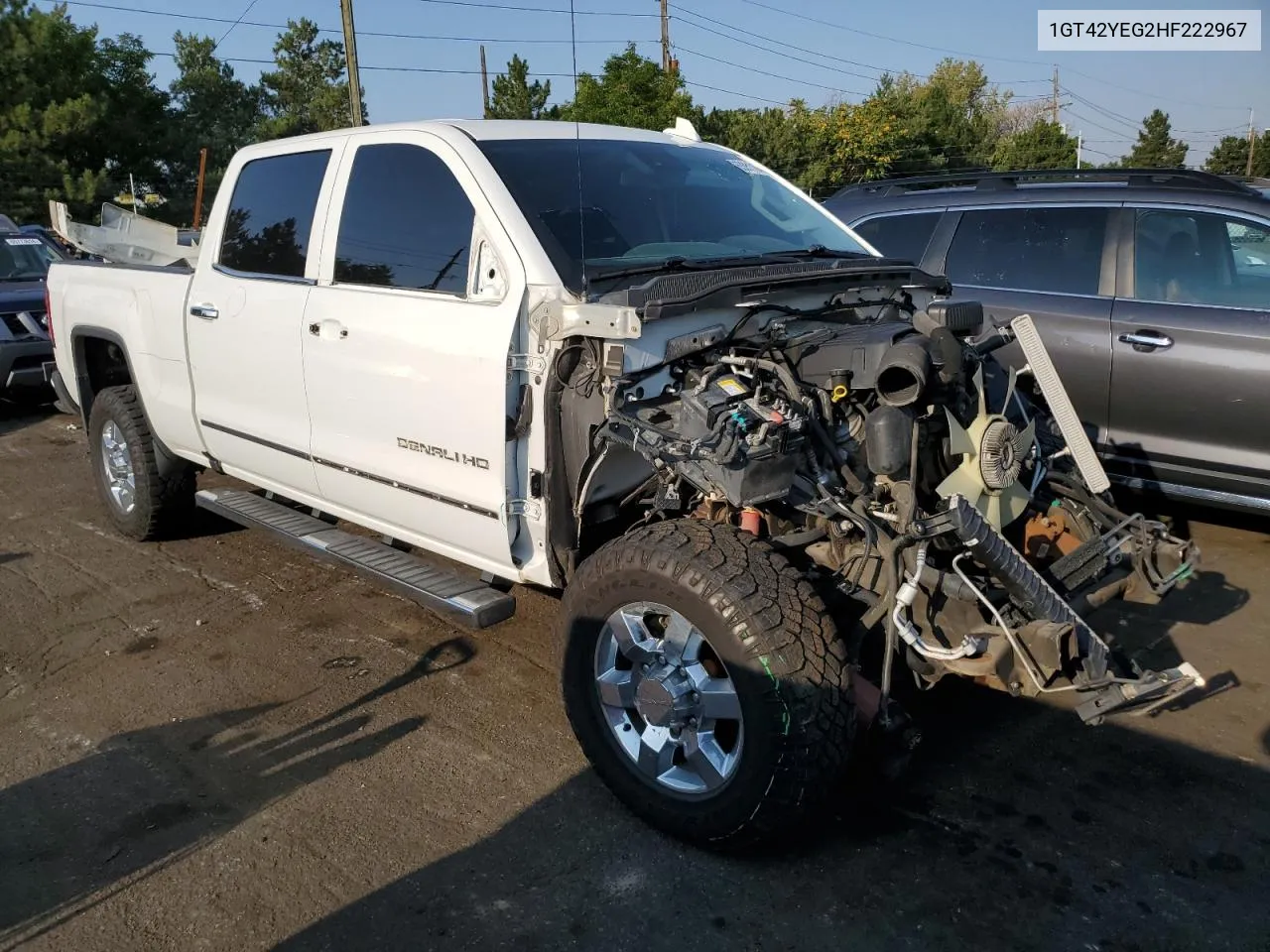 2017 GMC Sierra K3500 Denali VIN: 1GT42YEG2HF222967 Lot: 63051194