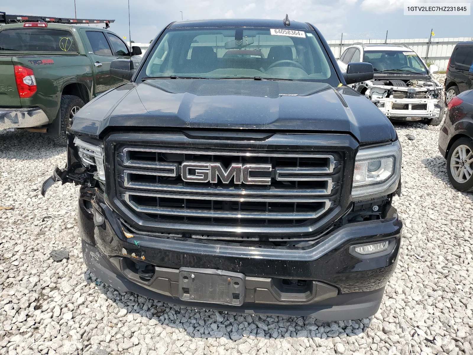 2017 GMC Sierra K1500 VIN: 1GTV2LEC7HZ231845 Lot: 64058364