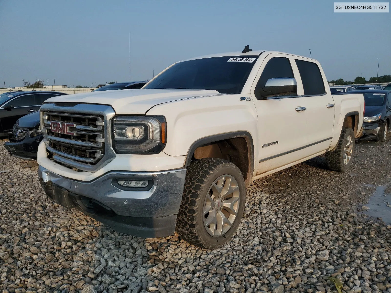 2017 GMC Sierra K1500 Slt VIN: 3GTU2NEC4HG511732 Lot: 64068044