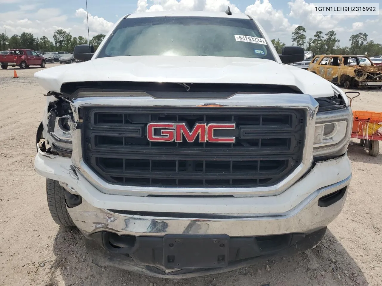 2017 GMC Sierra C1500 VIN: 1GTN1LEH9HZ316992 Lot: 64293234