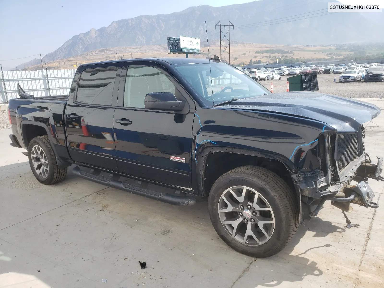 2017 GMC Sierra K1500 Slt VIN: 3GTU2NEJXHG163370 Lot: 64835454