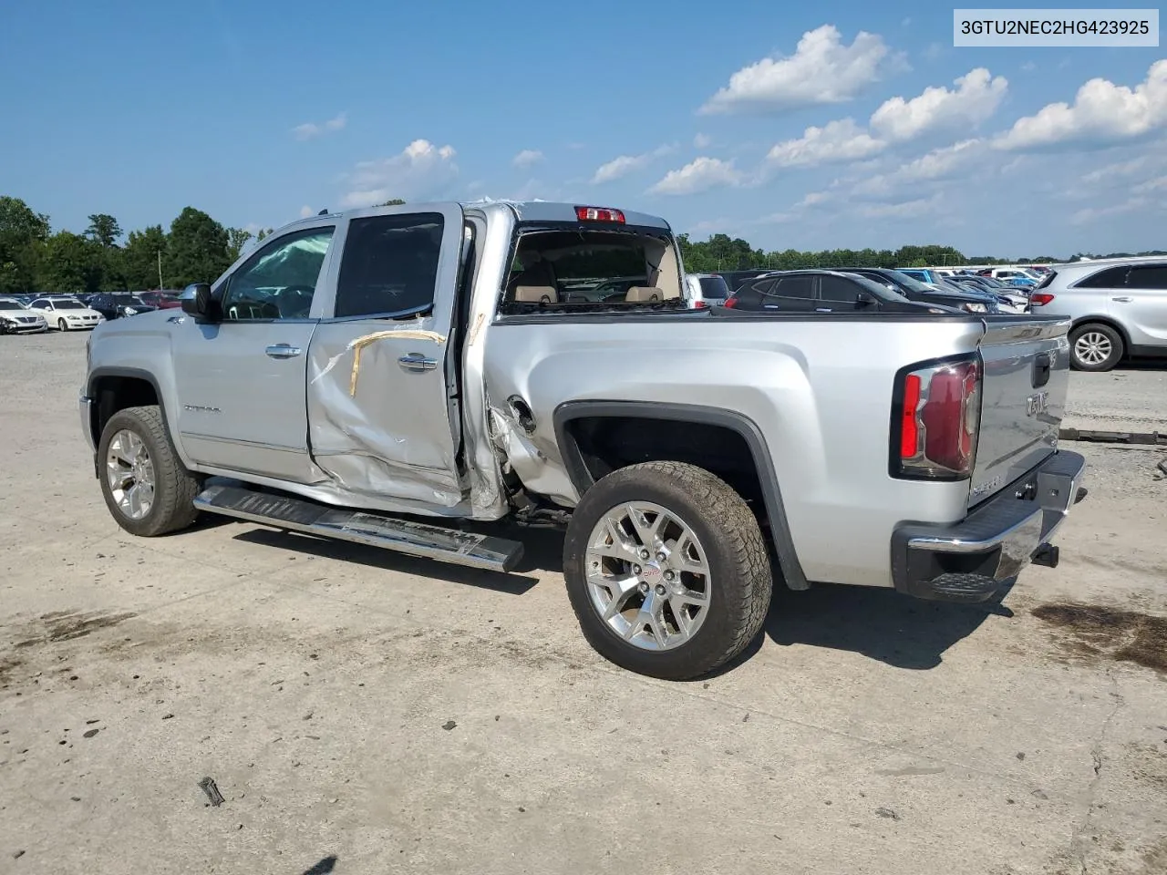 2017 GMC Sierra K1500 Slt VIN: 3GTU2NEC2HG423925 Lot: 65708474