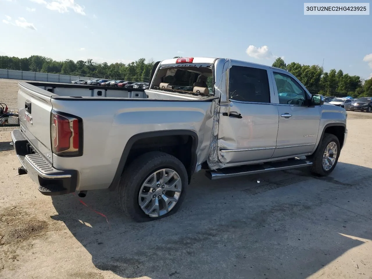 2017 GMC Sierra K1500 Slt VIN: 3GTU2NEC2HG423925 Lot: 65708474