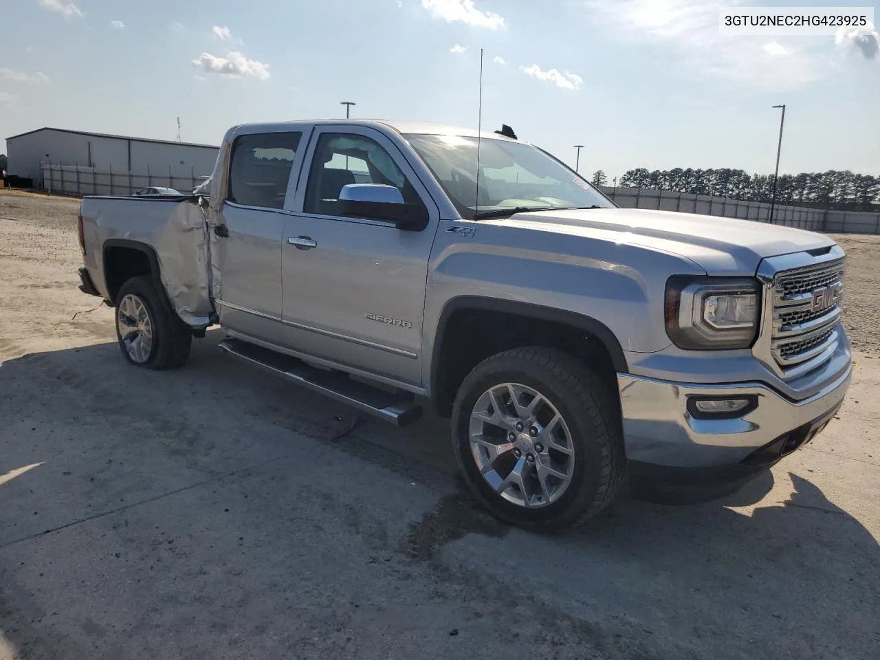 2017 GMC Sierra K1500 Slt VIN: 3GTU2NEC2HG423925 Lot: 65708474