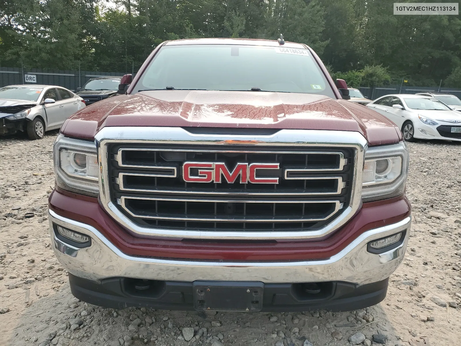 2017 GMC Sierra K1500 Sle VIN: 1GTV2MEC1HZ113134 Lot: 66418634