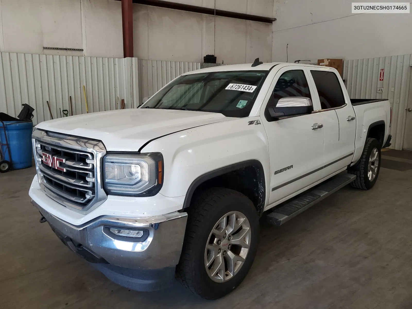 2017 GMC Sierra K1500 Slt VIN: 3GTU2NEC5HG174665 Lot: 67261434