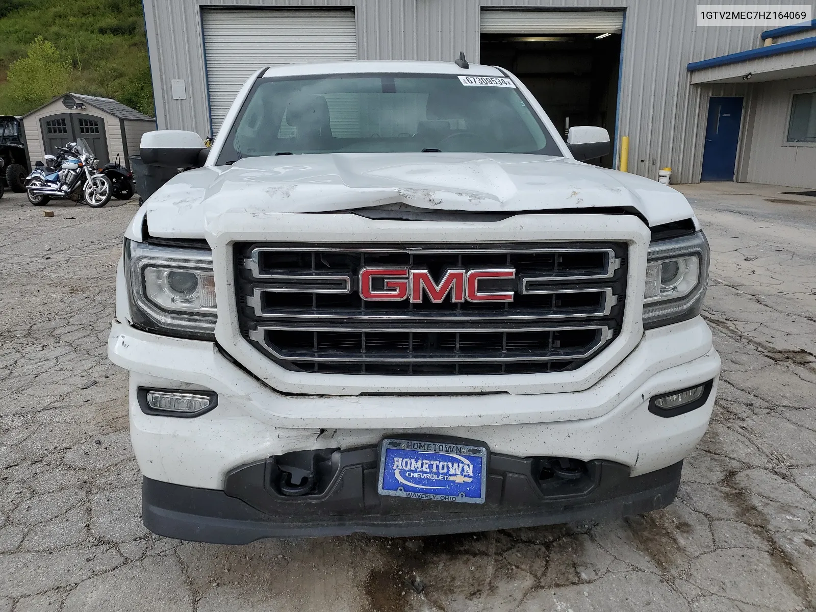 2017 GMC Sierra K1500 Sle VIN: 1GTV2MEC7HZ164069 Lot: 67309534