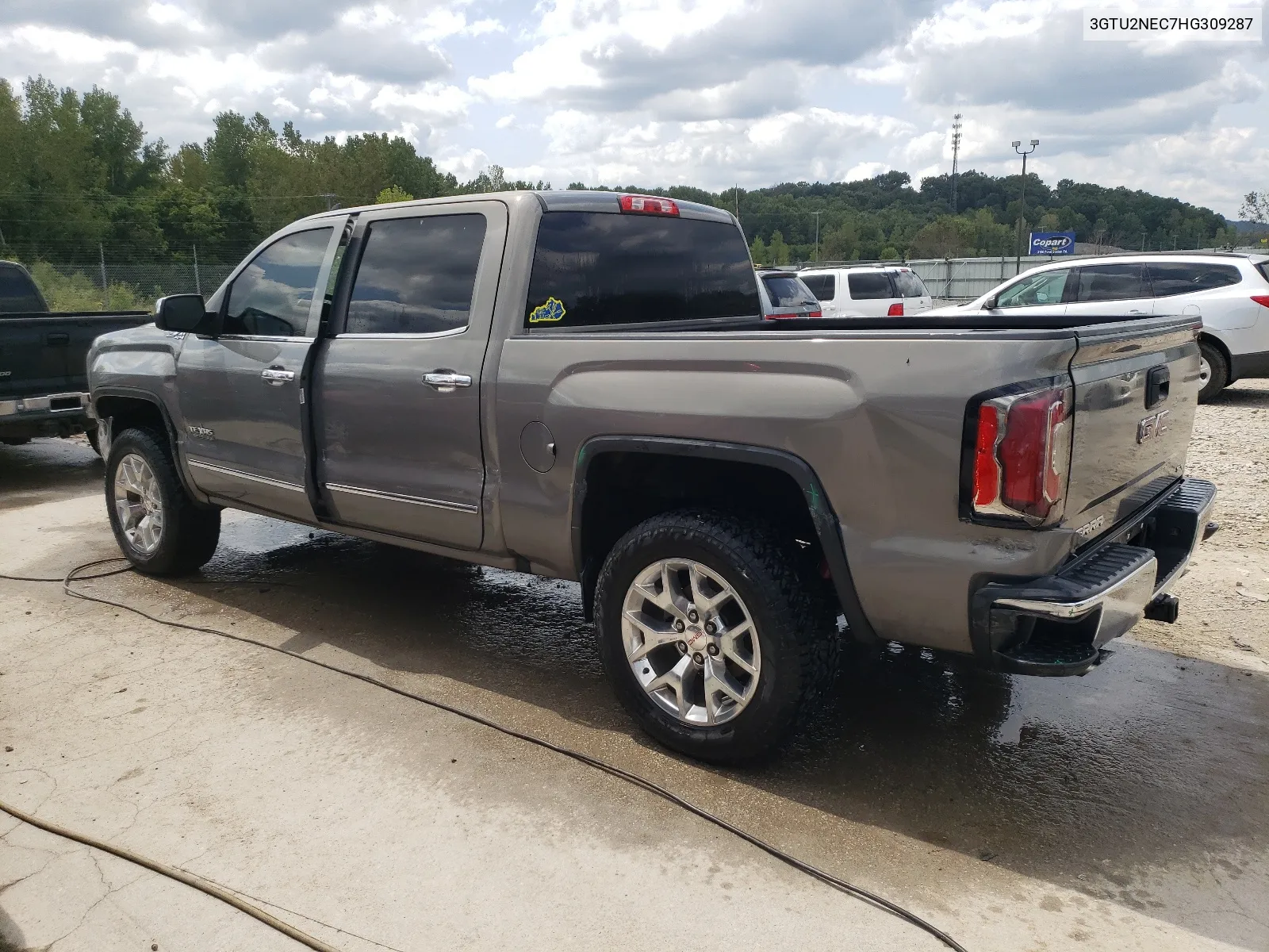 2017 GMC Sierra K1500 Slt VIN: 3GTU2NEC7HG309287 Lot: 67594554