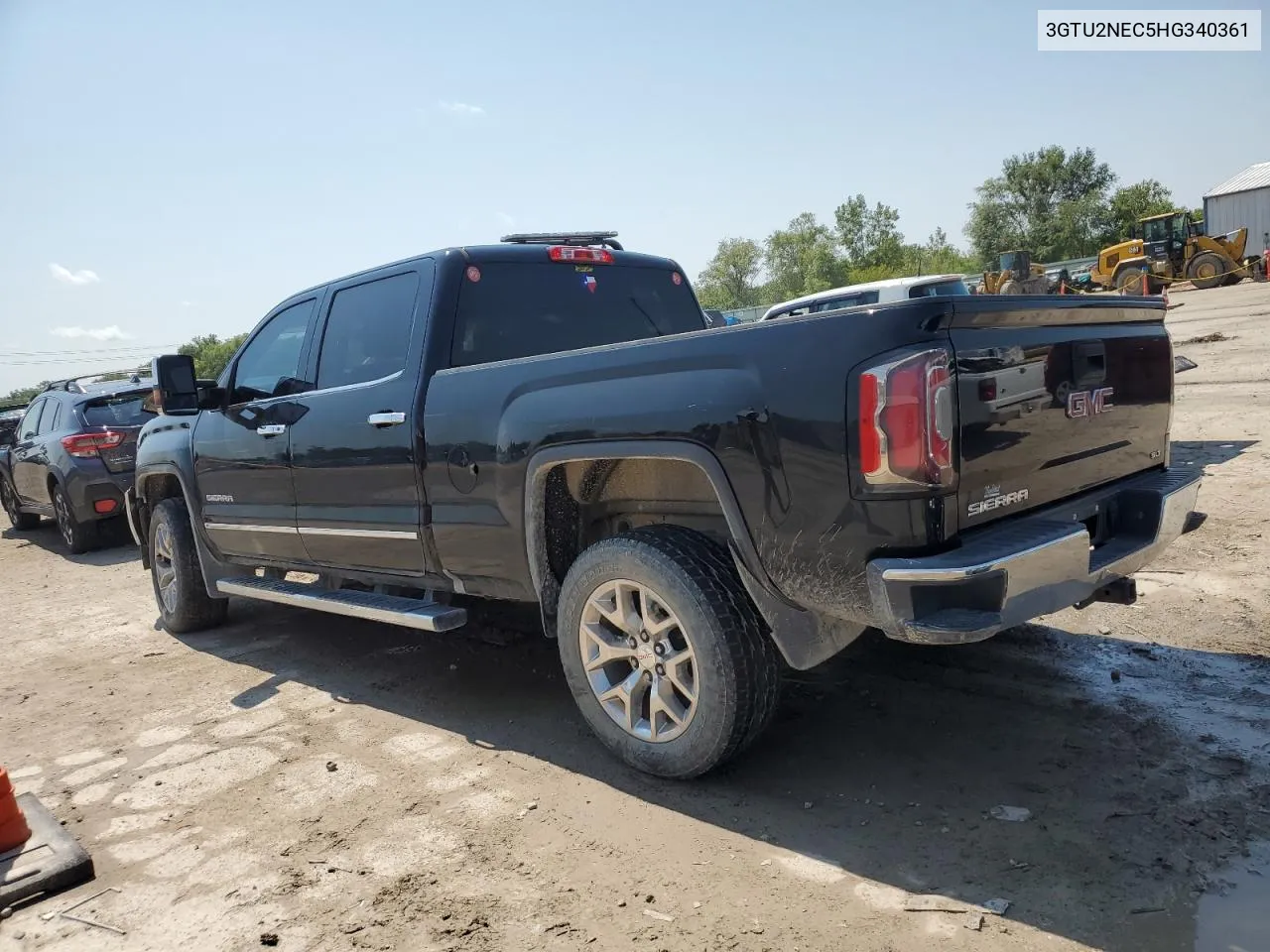 2017 GMC Sierra K1500 Slt VIN: 3GTU2NEC5HG340361 Lot: 67596604