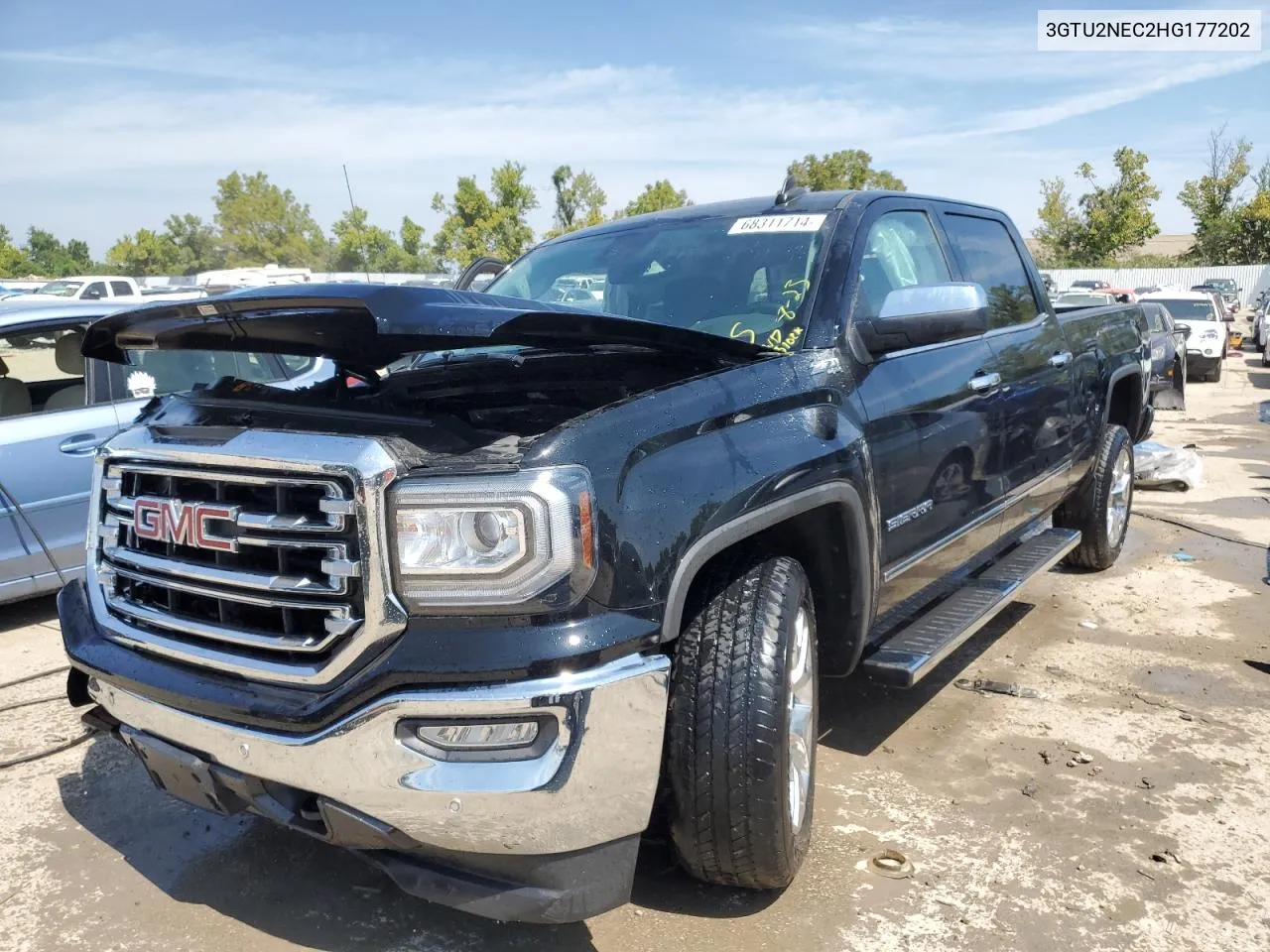 2017 GMC Sierra K1500 Slt VIN: 3GTU2NEC2HG177202 Lot: 68311714