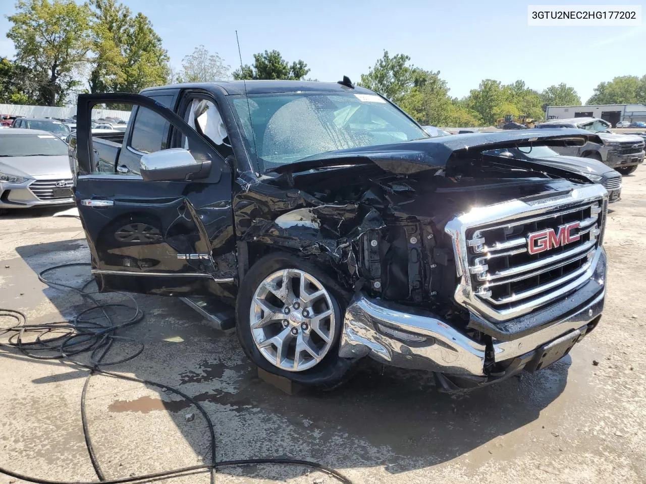 2017 GMC Sierra K1500 Slt VIN: 3GTU2NEC2HG177202 Lot: 68311714